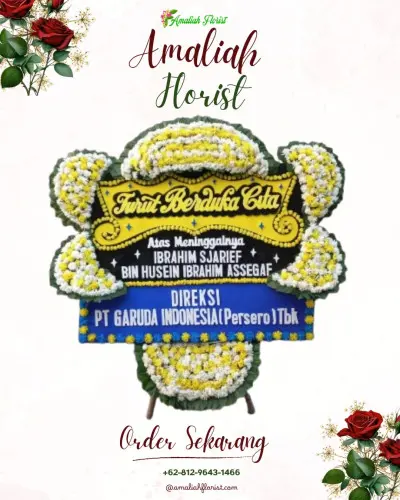 Papan Bunga Duka di Paruga