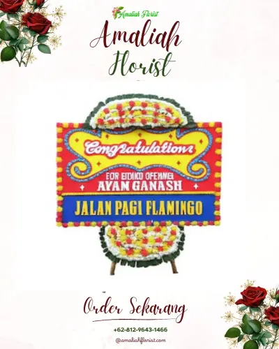 Bunga Papan Congratulation di Paruga